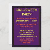 Cauldron Party Einladung (Rückseite)