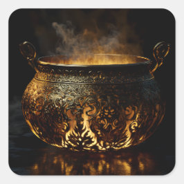Cauldron Quadratischer Aufkleber