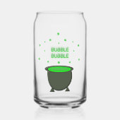 Cauldron und Bubbling Green Brew Halloween Dosenglas (Vorderseite)