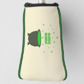 Cauldron und Bubbling Green Brew Halloween Golf Headcover (Rotieren 90)