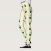 Cauldron und Bubbling Green Brew Halloween Leggings (Links)