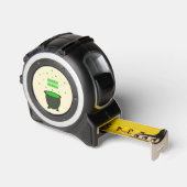 Cauldron und Bubbling Green Brew Halloween Maßband (Winkel)