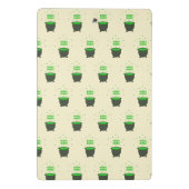 Cauldron und Bubbling Green Brew Halloween Mini Klemmbrett (Rückseite)