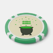 Cauldron und Bubbling Green Brew Halloween Pokerchips (Einzeln)