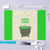 Cauldron und Bubbling Green Brew Halloween Seidenpapier (Handwerk)