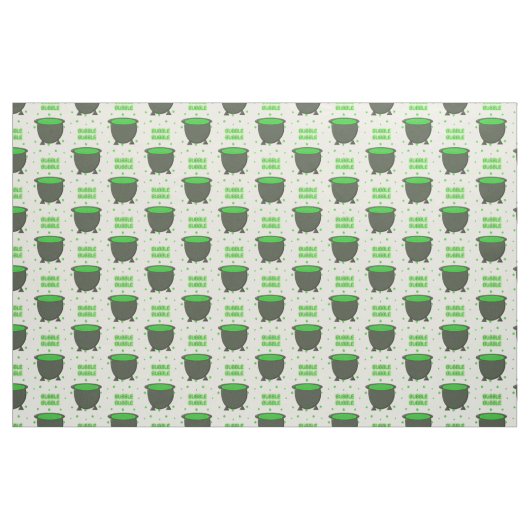 Cauldron und Bubbling Green Brew Halloween Stoff (Fat Quarter (45,7 x 55,9 cm))