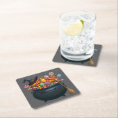 Cauldron von Giggle & Gummies Rechteckiger Pappuntersetzer (Vor Ort)