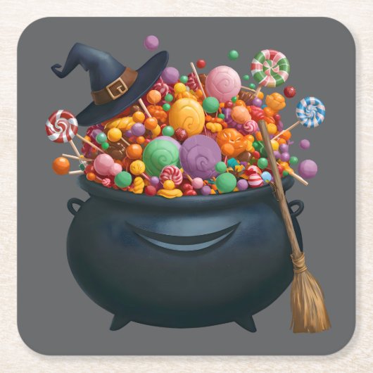 Cauldron von Giggle & Gummies Rechteckiger Pappuntersetzer (Vorderseite)
