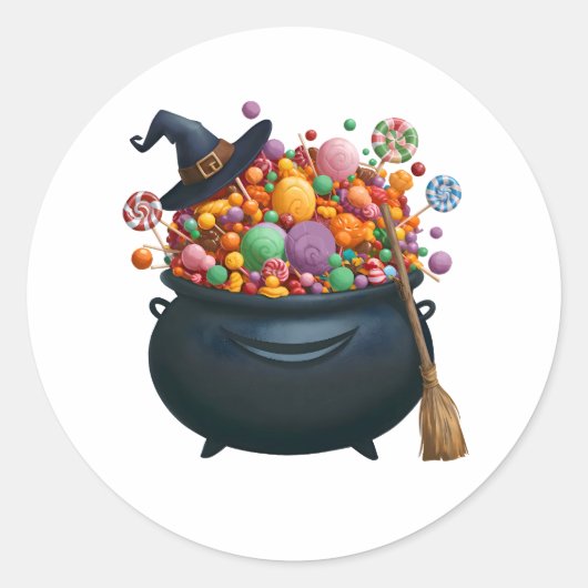 Cauldron von Giggle & Gummies Runder Aufkleber (Vorderseite)
