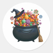 Cauldron von Giggle & Gummies Runder Aufkleber (Vorderseite)