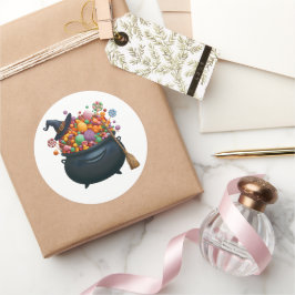 Cauldron von Giggle & Gummies Runder Aufkleber