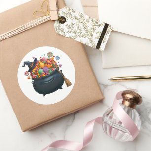 Cauldron von Giggle & Gummies Runder Aufkleber