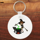 Cauldron Witch Schlüsselanhänger (Vorderseite)