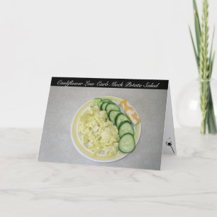 Cauliflower Low Carb Mock Potato Salad Karte
