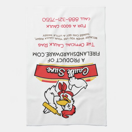 Caulk Rag von Caulk Sure Geschirrtuch (Vertikal)