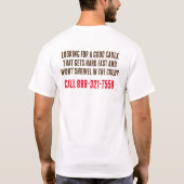 Caulk Sure von Firelands Hardware, Inc. T - Shirt (Rückseite)