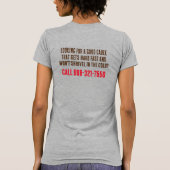 Caulk Sure von Firelands Hardware, Inc. T - Shirt (Rückseite)