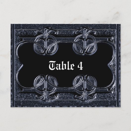 Caumartin Dawn Table Card Postkarte (Vorderseite)
