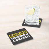 Caumpy Coeliac Celiac Funny Rechteckiger Pappuntersetzer (Vor Ort)