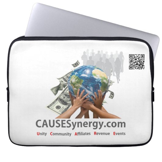 CAUSESynergy - Laptop-Sieb 13" Laptopschutzhülle (Vorderseite)