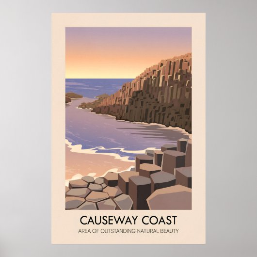 Causeway Coast AONB Reiseplakat Poster (Vorne)
