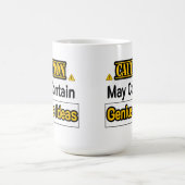 Cautiion Genius Ideas Funny Office Geschenk Kaffeetasse (Mittel)