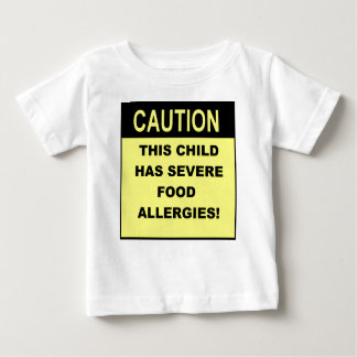 Caution2 Baby T-shirt