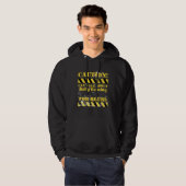 Caution can talk about belly dancing for hours hoodie (Vorne ganz)