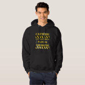 Caution can talk about skydiving for hours hoodie (Vorne ganz)