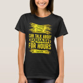 Caution Can Talk About Squash For Hours T-Shirt (Vorderseite)