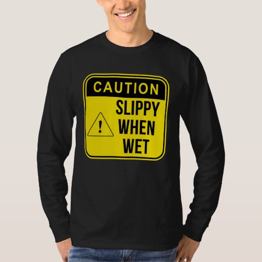 Caution Construction Danger Careful Meme Sarcasti T-Shirt (Vorderseite)