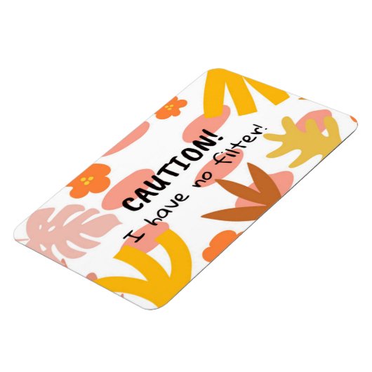 Caution Flexible Photo Magnet (Linke Seite)