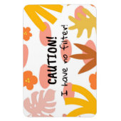 Caution Flexible Photo Magnet (Vertikal)