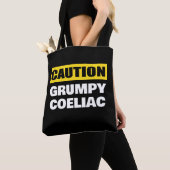 Caution Grumpy Coeliac Celiac Tasche (Von Nahem)