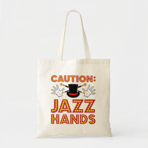 Caution Jazz Hands Dance Dancer Tragetasche