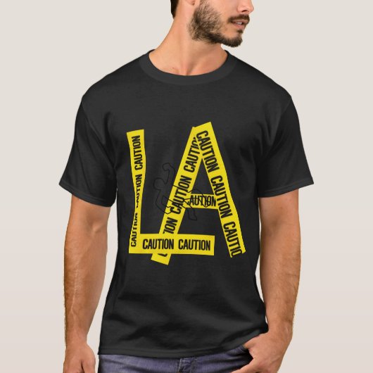 Caution LA T - Shirt (Vorderseite)