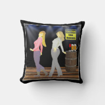 Caution Line Tänzer Frauen auf Tanzfläche