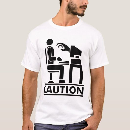 Caution Monsters in PC T-Shirt (Vorderseite)