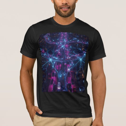 Caution: Neural Traffic Jam Ahead – Funny Neuro T-Shirt (Vorderseite)