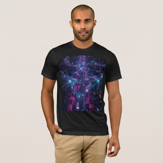 Caution: Neural Traffic Jam Ahead – Funny Neuro T-Shirt (Vorne ganz)