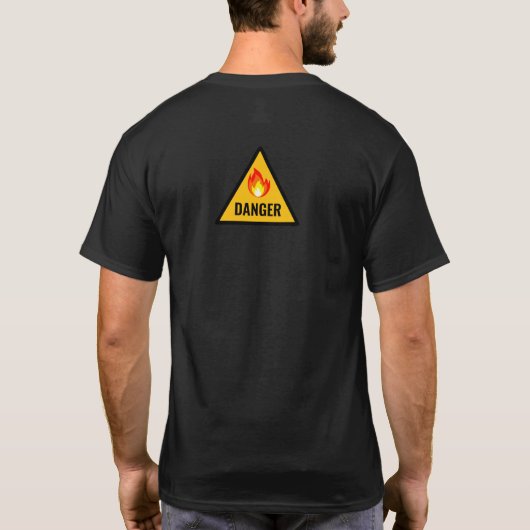 Caution Science in Progress T-Shirt (Rückseite)