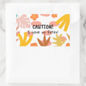 Caution... Sticker (Tasche)