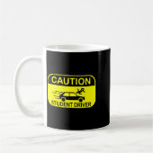 Caution Student Driver Funny Kaffeetasse (Links)