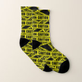 Caution tape design socks socken (Paar)