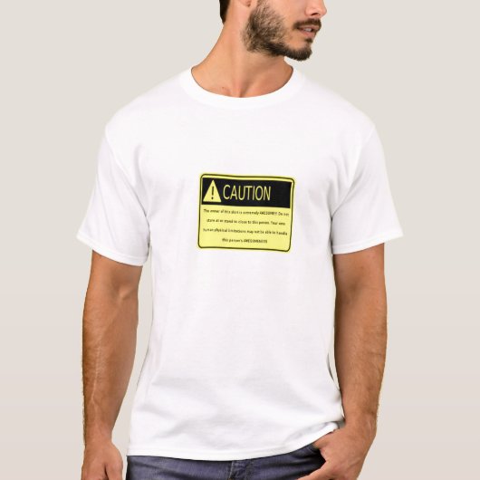 cautionawesome T-Shirt (Vorderseite)