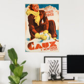 Caux Suisse Vintage Travel Poster (Heimbüro)