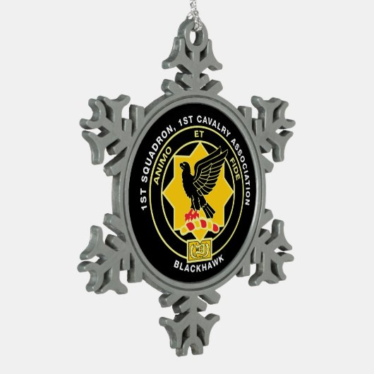 Cav Association Snowflake Ornament (Links)