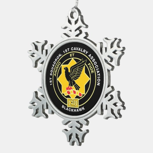 Cav Association Snowflake Ornament (Rechts)