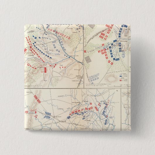 Cav Brigade, Cedar Mtn, Manassas, Bull Run Button (Vorderseite)