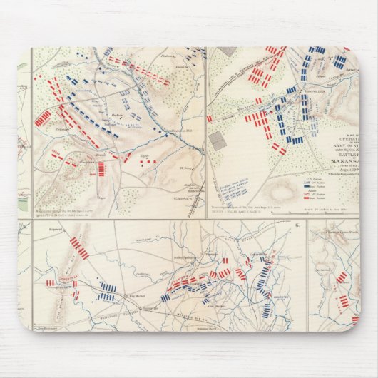 Cav Brigade, Cedar Mtn, Manassas, Bull Run Mousepad (Vorne)
